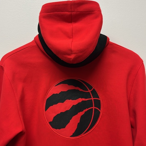 Toronto Raptors Nike Authentic Showtime Performance Full-Zip Hoodie Jacket Red - Picture 6 of 15